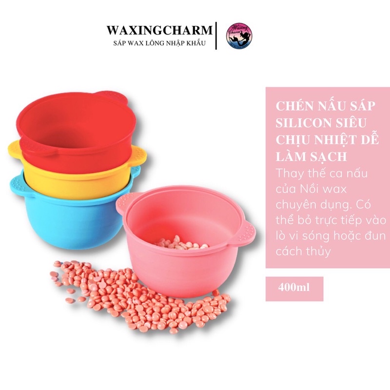 Chén nấu sáp silicon
