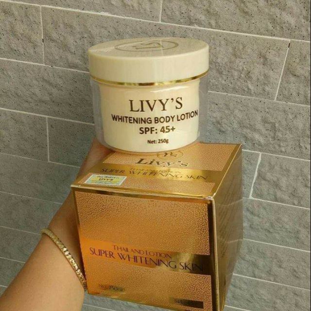 Kem dưỡng trắng da body livy's