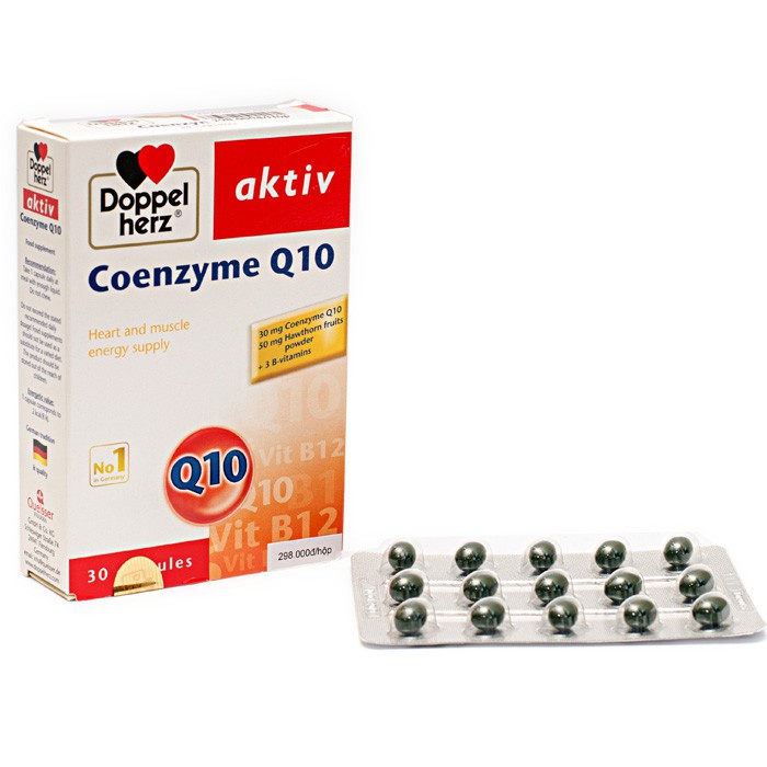 Bác Sĩ Cung Coenzyme Q10  - Viên Uống Bổ Tim Mạch, Huyết Áp, Giảm Mệt Mỏi, Tăng Cường Sức Khoẻ