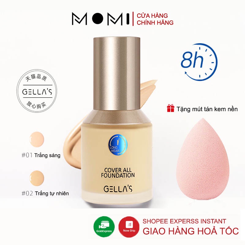 Kem Nền Che Khuyết Điểm GELLA'S Hàng Nội Địa Trung Mới Về | BigBuy360 - bigbuy360.vn