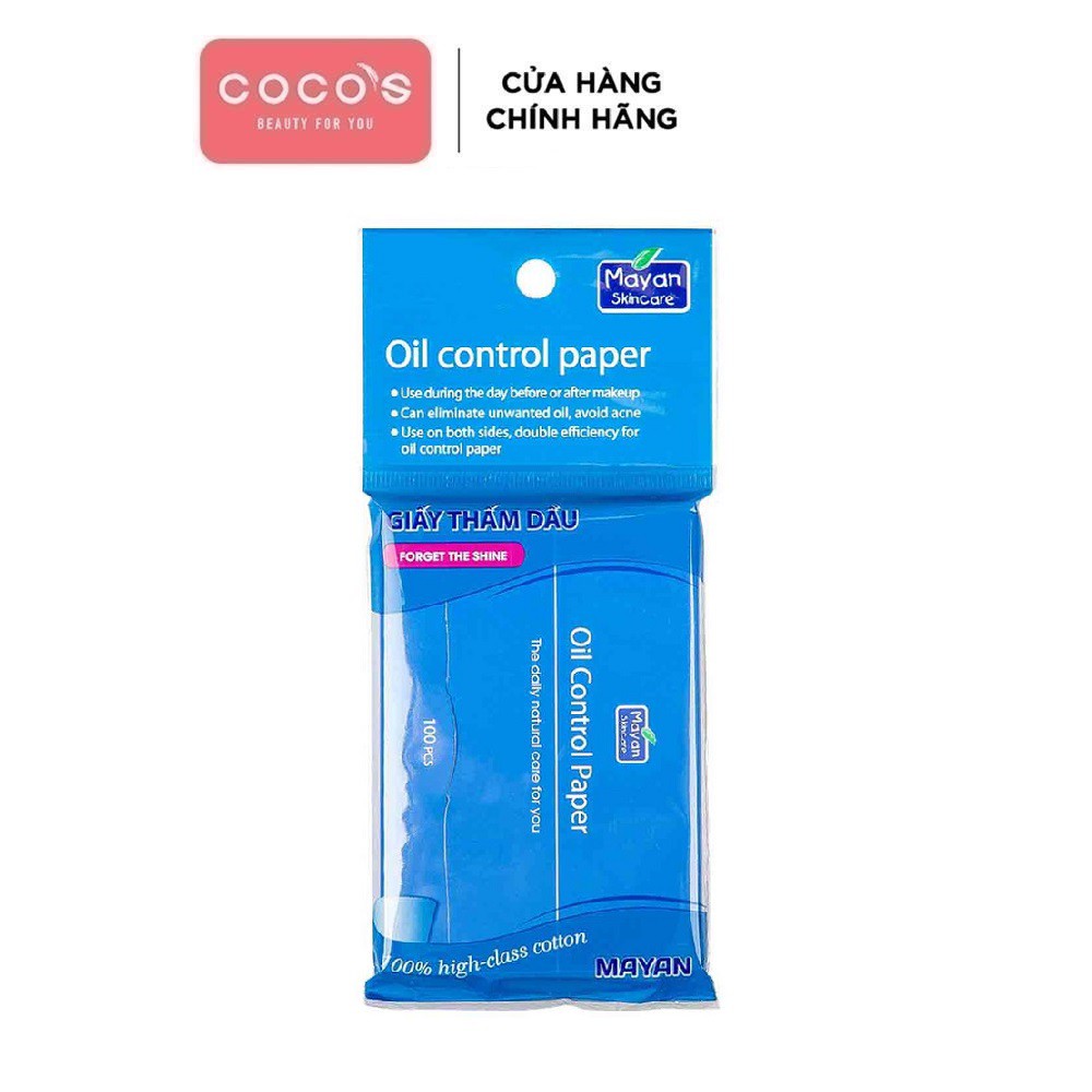 Giấy Thấm Dầu Mayan Oil Control Paper 70/100/200 PCS