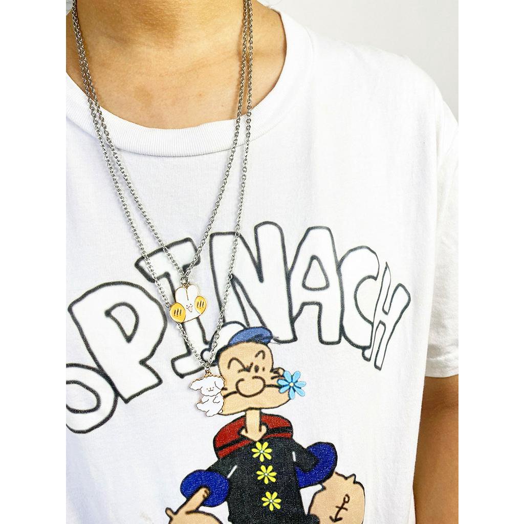 Dây Chuyền Mặt Họa Tiết Thỏ Hoạt Hình Phong Cách Hàn Quốc Đáng Yêu Dành Cho Nữ 22687