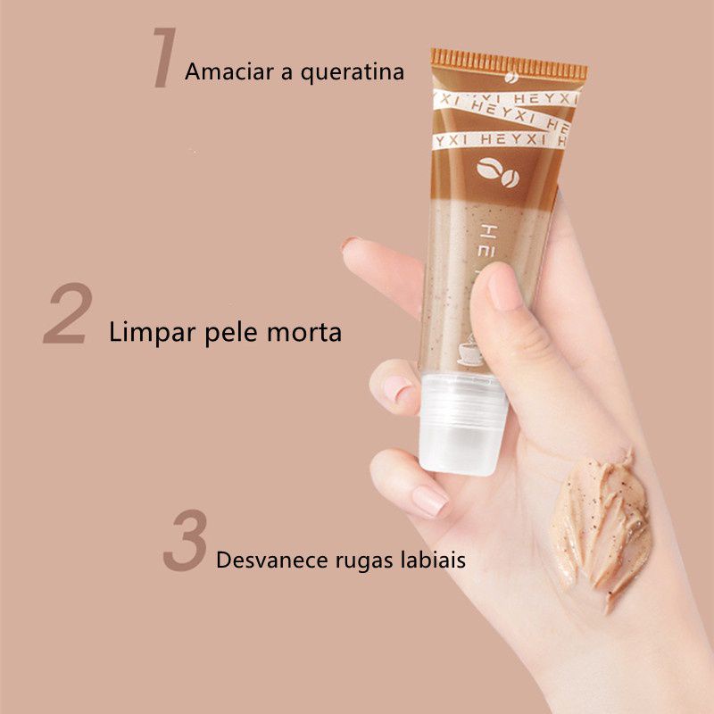 Tẩy Da Chết Môi Heyxi Cafe CoffeeMoisturizing Lip Scrub giúp Dưỡng ẩm và Hồng môi Heyxi