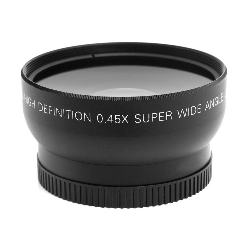 Thấu Kính Macro Góc Rộng 58mm 0.45X Cho Máy Ảnh