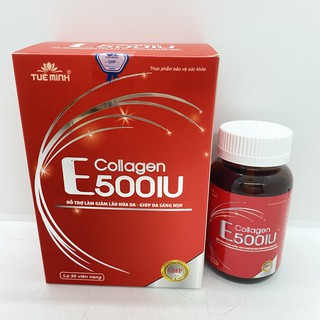 Vitamin E Collagen 500iu Tuệ Minh lọ 30 viên