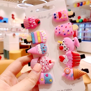 Set 10 Kẹp Tóc Hoa Quả Cute Cho Bé