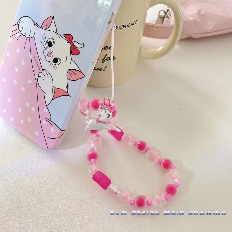 Kuromi Móc Điện Thoại Dạng Chuỗi Hạt Nhiều Màu Sắc Họa Tiết Hoạt Hình kpop