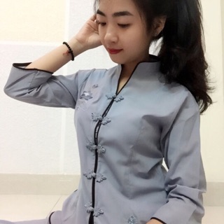 Đồ Lam Đi Chùa - Kate Thái nút thắt