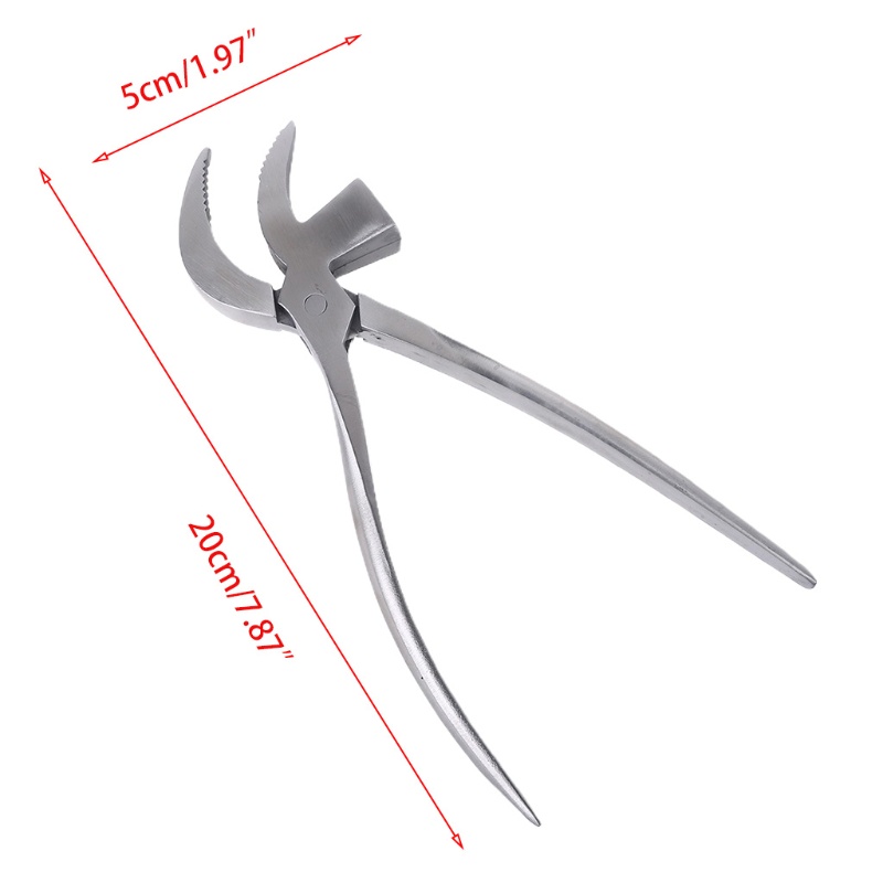 Kìm Kẹp Bằng Thép Không Gỉ Màu Bạc / Đen Chuyên Dụng Làm Giày Da