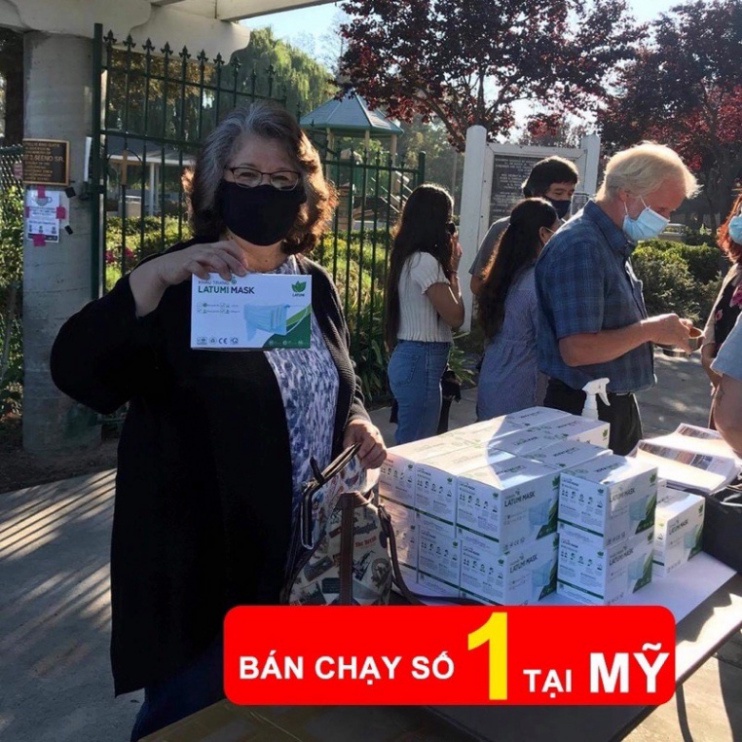 Khẩu Trang Y Tế 4 Lớp Lọc Khuẩn LATUMI 50 Cái / Hộp Chính Hãng Đạt Tiêu Chuẩn Quốc Tế Xuất Khẩu | BigBuy360 - bigbuy360.vn