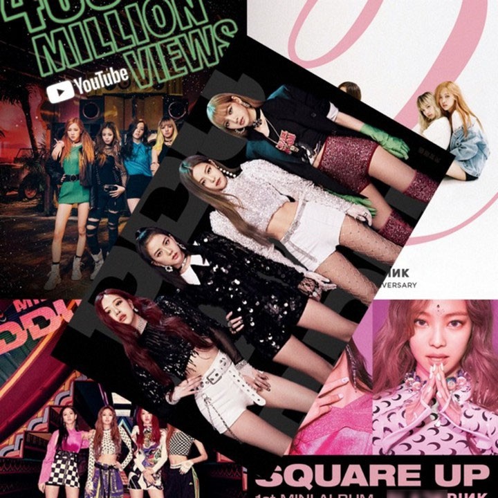 Poster Blackpink Jennie Jisoo Lisa Rose 8 tấm A3 poster ảnh in hình đẹp