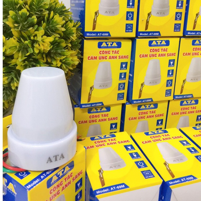 Cảm biến ánh sáng tự tắt mở đèn tự động công suất lớn  ATA AT-69M,Chính hãng bảo hành 12 tháng