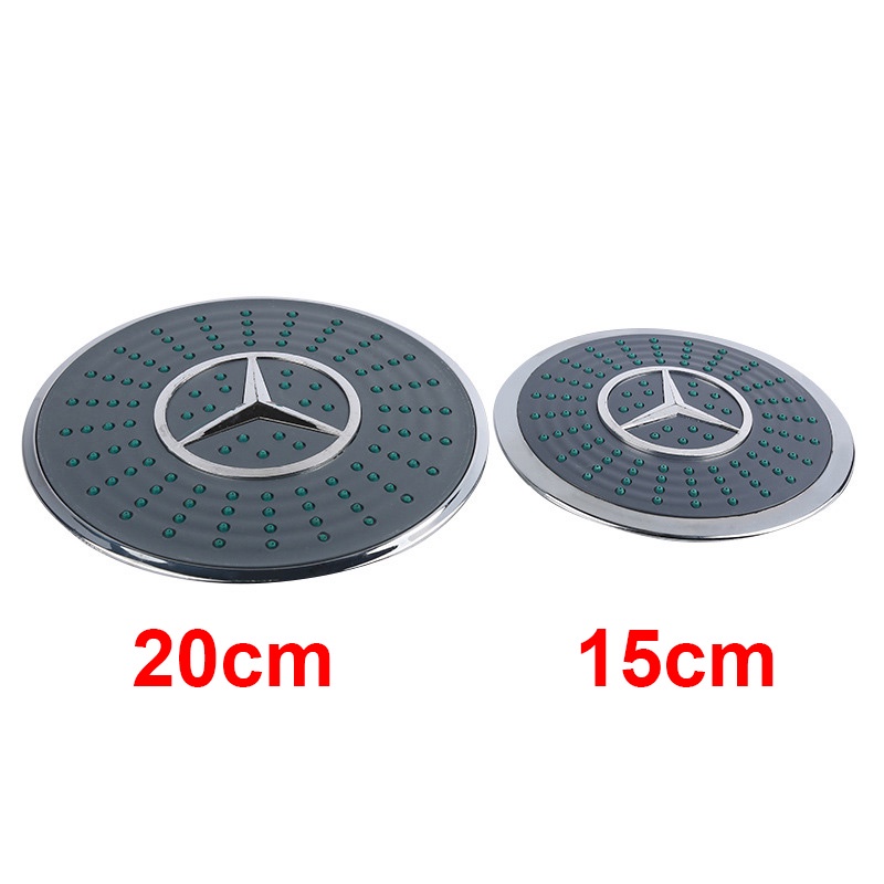 Bát sen tắm đứng Nhựa ABS Họa tiết ngôi sao 3 cánh cổ xoay linh hoạt cao cấp dùng cho bộ sen tắm đứng - Mặt 15cm và 20cm