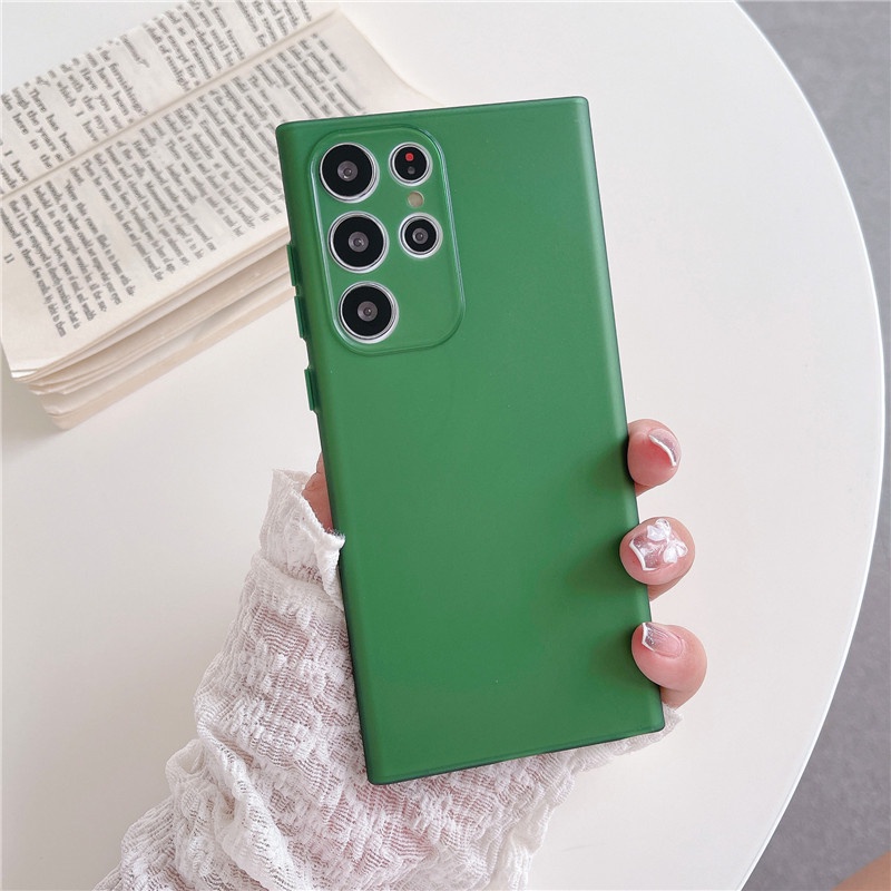 Ốp Điện Thoại TPU Siêu Mỏng Mặt Nhám Chống Dấu Vân Tay Cho Samsung Galaxy A02 M02 A32 A52 A52s A72 A53 A73 5G