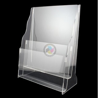 Kệ đựng tờ rơi, giấy 2 ngăn A4 đứng - KT: (21cm x 30cm)