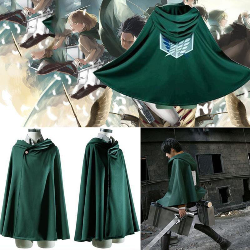 Áo Choàng Cosplay Nhân Vật Eren Levi Mikasa Trong Attack On Titan | BigBuy360 - bigbuy360.vn