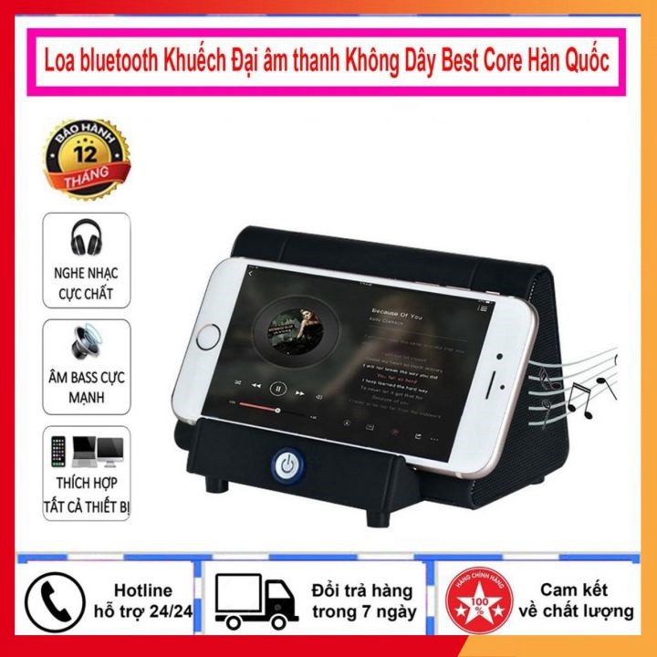 Loa bluetooth Khuếch Đại Ma Thuật Cộng Hưởng Không Dây Best Core Hàn Quốc Thế Hệ Mới💥SIÊU HOT💥 "
