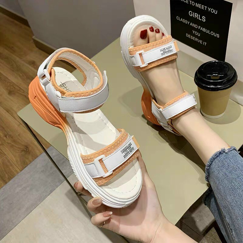 Dép Sandal quai hậu nữ 4p siêu êm mẫu mới hot 009