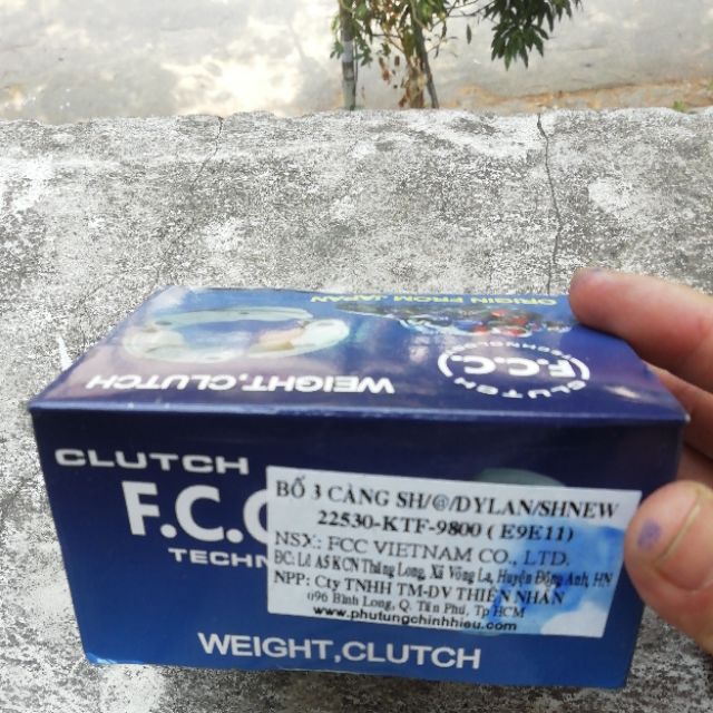 Bố ba càng FCC SH Việt, Ý, Dylan PS @ KTF 9800 cho xe máy Honda 3 a móc còng (mã 22530 guốc văng búa ly hợp shvn vn nhập