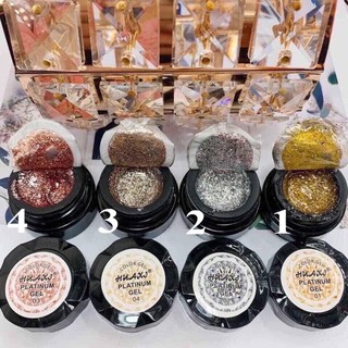 Gel Nhũ vẽ Viền huaxi siêu bóng đẹp chăm sóc móng làm nail