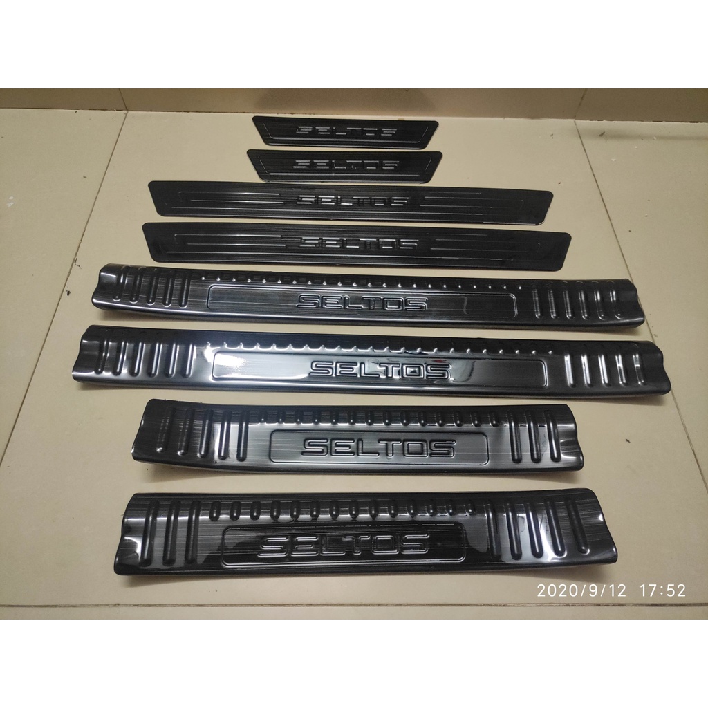 Nẹp cửa xe Kia Seltos 2020 2021 2022 2023 mẫu titan cao cấp Chống Xước cho Xe