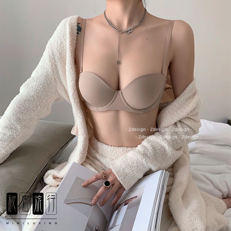 Áo Ngực Nửa Cúp Có Đệm Nâng Ngực Gợi Cảm Chống Chảy Xệ Tùy Chỉnh Được Cho Nữ Mặc Mùa Hè