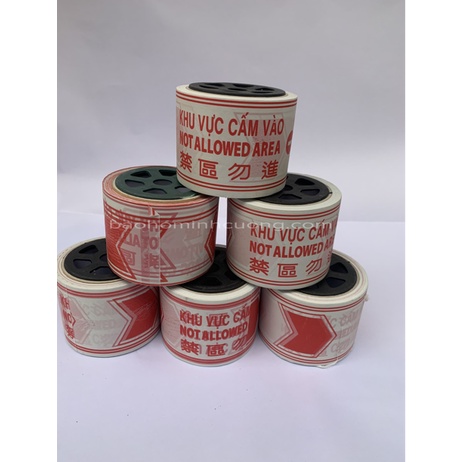 Cuộn dây rào cảnh báo khu vực cấm vào, khu cách ly, công trình xây dựng