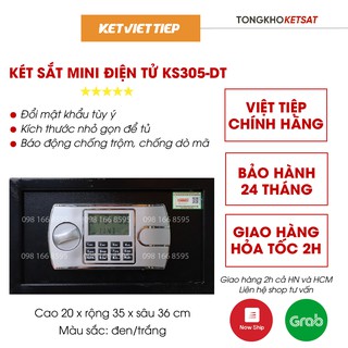 Két sắt mini Việt Tiệp KS305-DT khóa điện tử thông minh bỏ tủ loại nhỏ dùng cho gia đình, khách sạn
