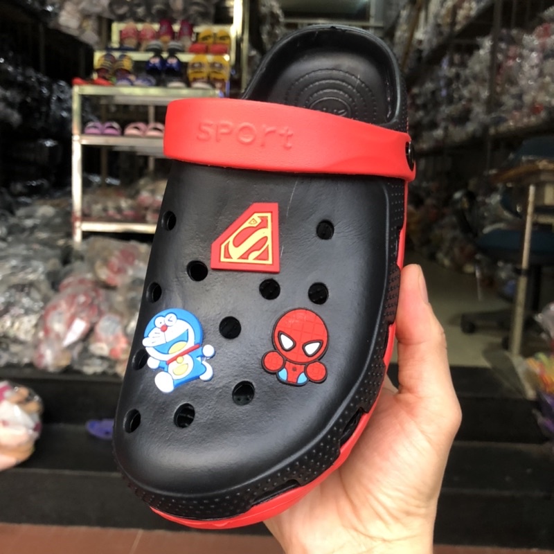 Dép lê bản sục bánh mì crocs nam nữ, xốp siêu nhẹ eva 172