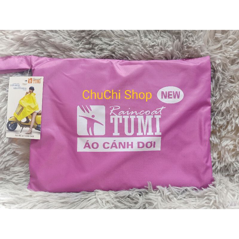 Áo mưa 2 mũ cánh dơi Tumi siêu nhẹ