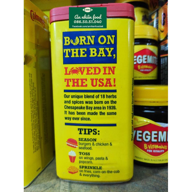 Bột Gia Vị OLD BAY McCormick Seasoning