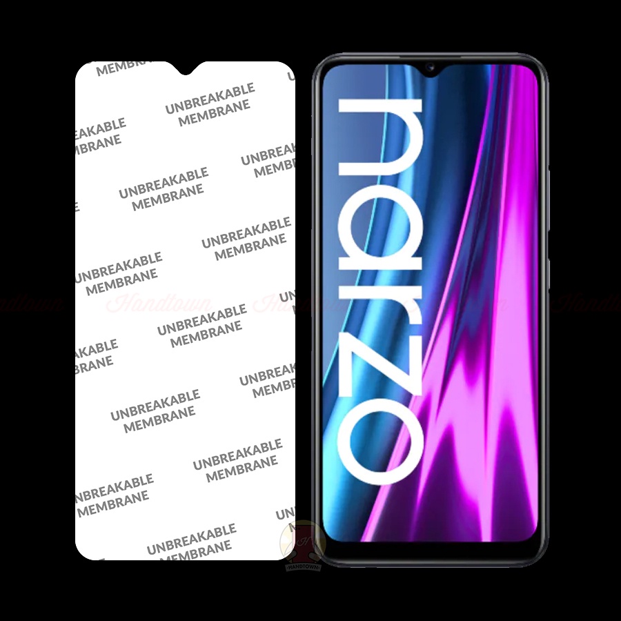 Realme Narzo 50i Prime / 50i Miếng Dán PPF Màn Hình Mặt Lưng Dẻo Cường Lực Bảo Vệ Chống Trầy Xước Va Đập Vân Tay