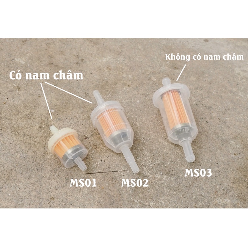 Lọc xăng nam châm hút cặn kim loại siêu bền / loại tốt