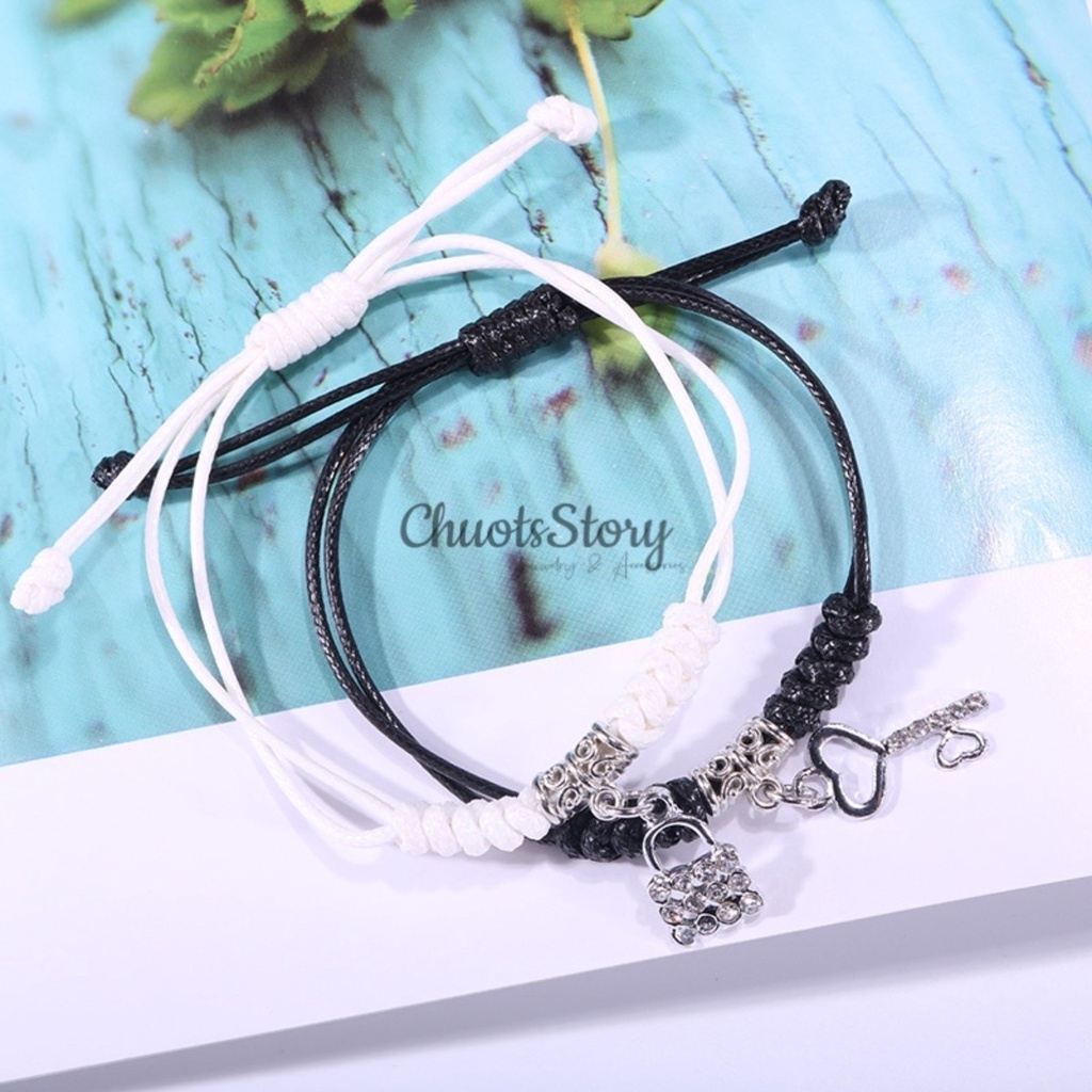 Vòng tay đôi nam nữ nhiều mẫu cho cặp đôi, lắc tay thời trang unisex cá tính - ChuotsStory