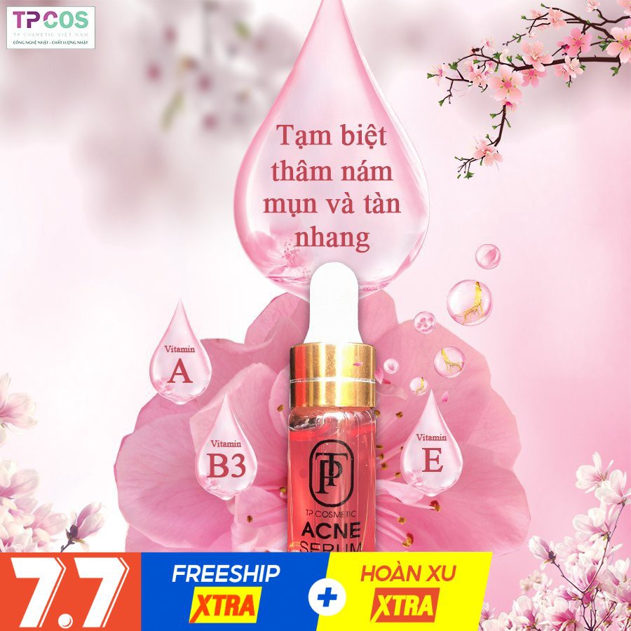 [Chính hãng] Serum truyền trắng, tri mun TP Cosmetics - Dưỡng da trắng khỏe, mun không tái phát, phù hợp với da nhạy cảm
