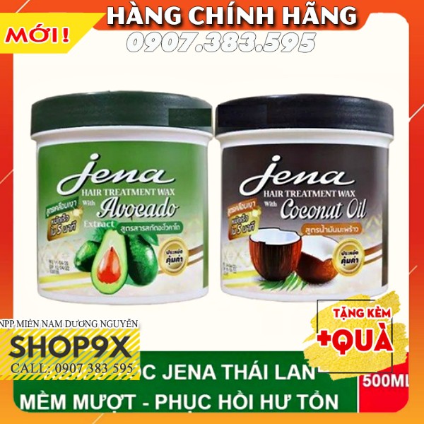 Kem Ủ Tóc Bơ Jena Thái Lan Siêu Mềm Mượt Hũ To 500ml