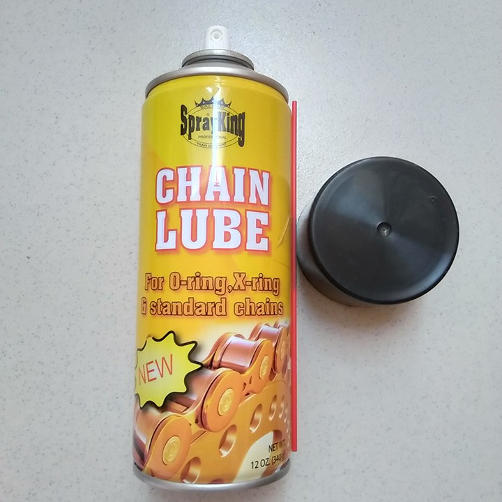 CHAI XỊT SÊN DẠNG SÁP KHÁNG NƯỚC CAO CẤP THƯƠNG HIỆU SPRAYKING 400ml  (Chain Lube SprayKing 400ml)