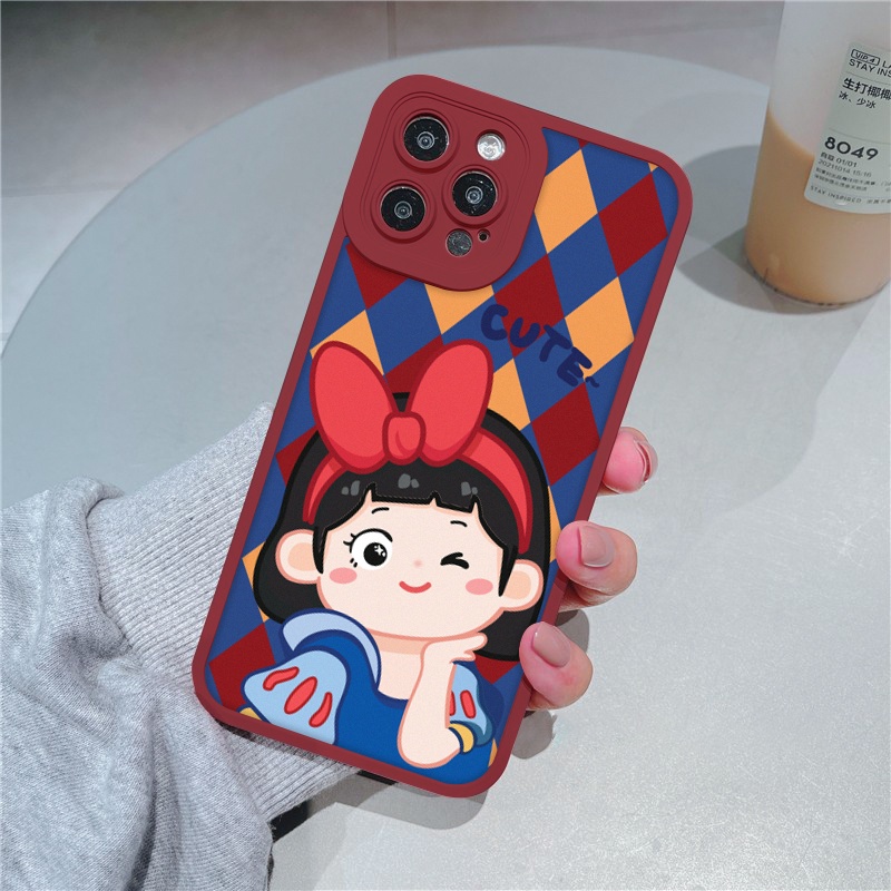 Ốp lưng iphone cạnh vuông lỗ camera công chúa 6s/6splus/7/7plus/8/8plus/x/xs/11/12/13/pro/max/plus/promax-SALE HOT V2-4