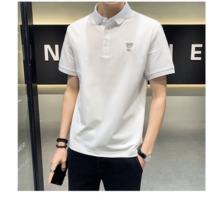 Polo nam thêu GẤU cao cấp vải Cotton cá sấu xuất xịn dệt bo dày dặn chuẩn form áo thun cổ bẻ tay ngắn