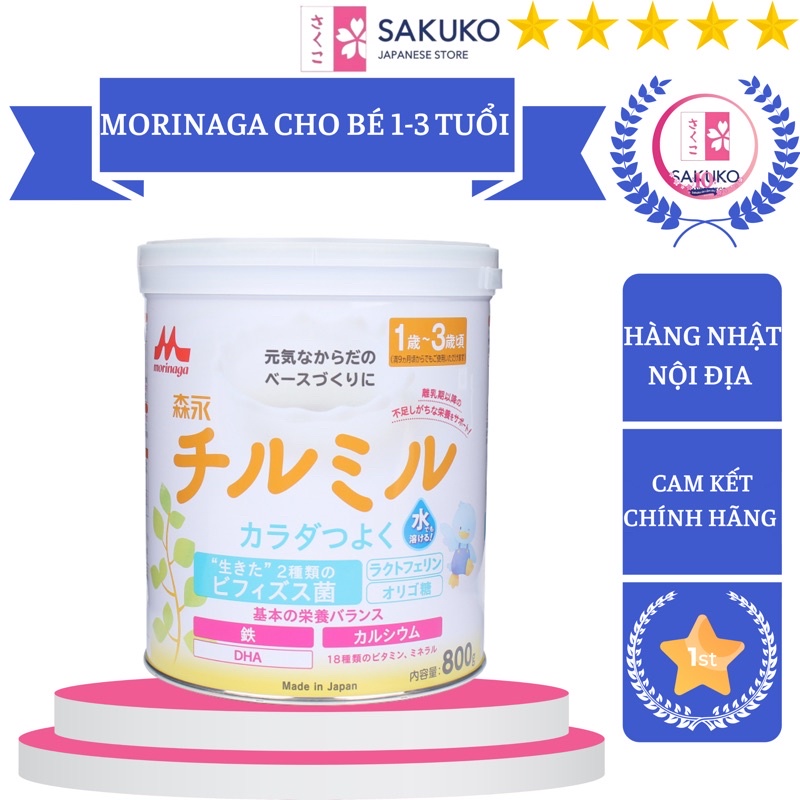 Sữa Công Thức MORINAGA Số 9 Nội Địa Nhật Cho Bé (800g) - SAKUKO