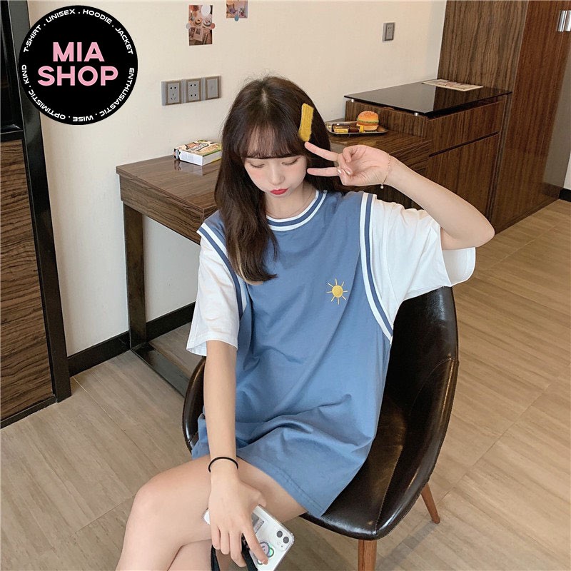 Áo thun tay lỡ MIA, Áo phông nữ form rộng dáng Unisex/Ulzzang, Phối bóng rổ mặc lẻ cặp nhóm thêu hình WEATHER