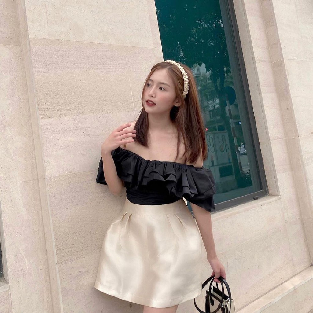 Chân váy mini dáng xòe hàng thiết kế Cocos Skirt by KHALES