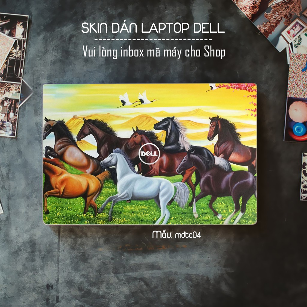 [SALE 30%]  Dán decal cho các dòng Laptop Dell in hình mã đáo thành công cực đẹp