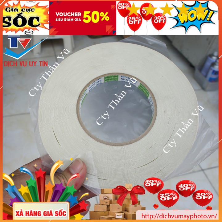 Quận băng dính 2 mặt hàng nhật siêu dính bền đảm bảo chất lượng sử dụng đa dụng hiệu quả