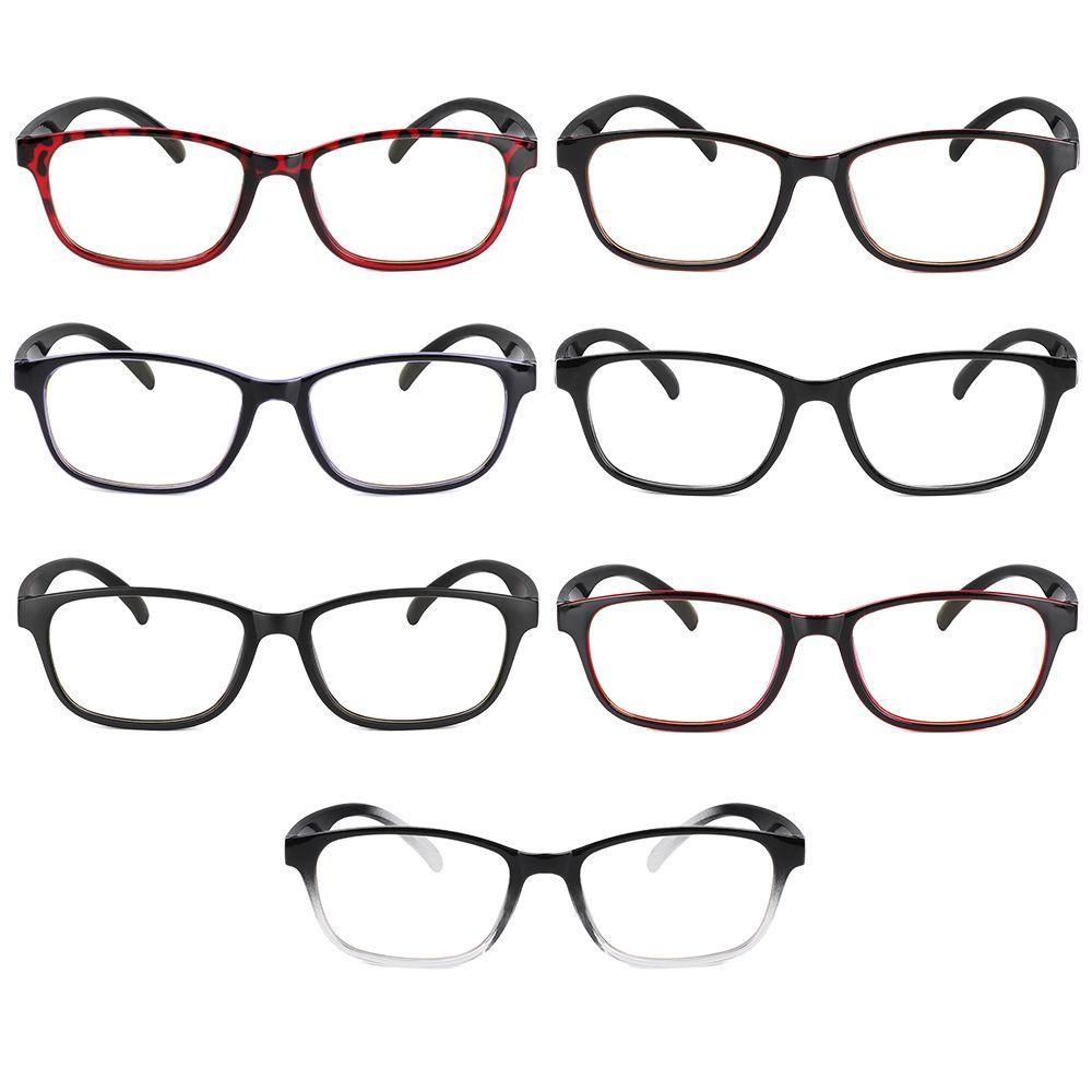 MIH Mắt Kính Gọng Tròng Gương Màu Đen Phong Cách Vintage