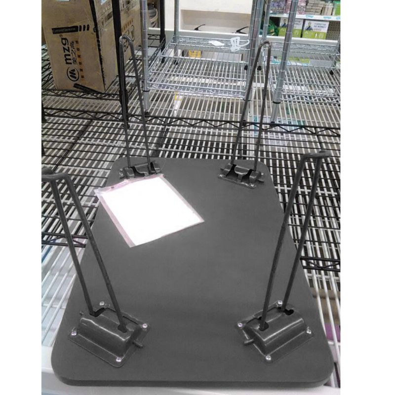 Set 4 Chân Bàn / Tủ Bằng Kim Loại Có Thể Gấp Gọn Tiện Dụng