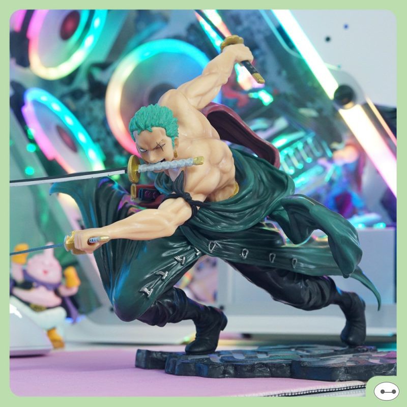 MÔ HÌNH ZORO MÚA KIẾM 20CM