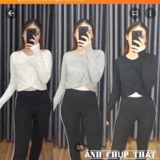 áo kiểu xoén eo Tay Dài