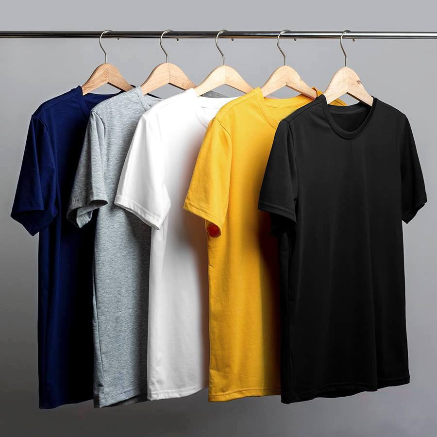 Áo thun nam trơn ngắn tay hàng Xả Kho vải co dãn thoải mái vận động |  Shopee Việt Nam