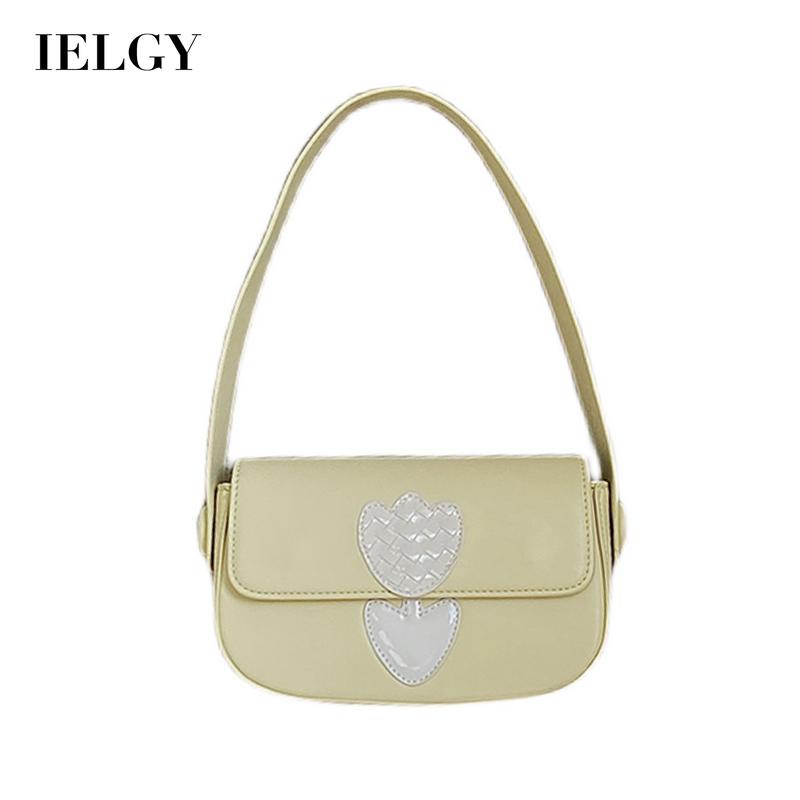 IELGY Túi Đeo Vai In Họa Tiết Trái Tim Thời Trang Cho Nữ